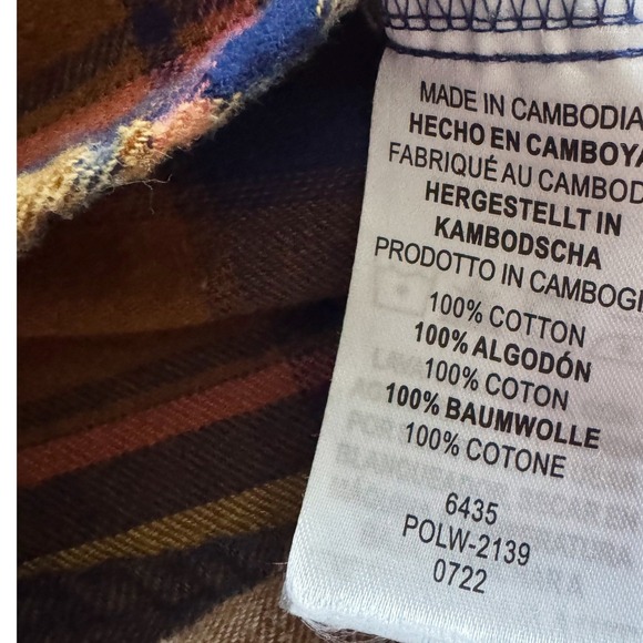 Legendary Whitetails Stockyards Plaid Flannel Shirt Lot Womens Medium Western - Picture 7 of 15